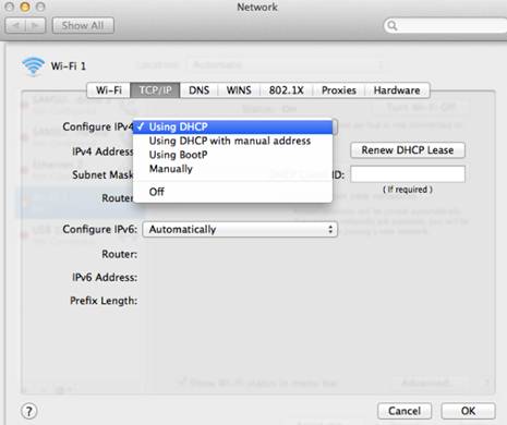 Configure Dhcp Win Vista