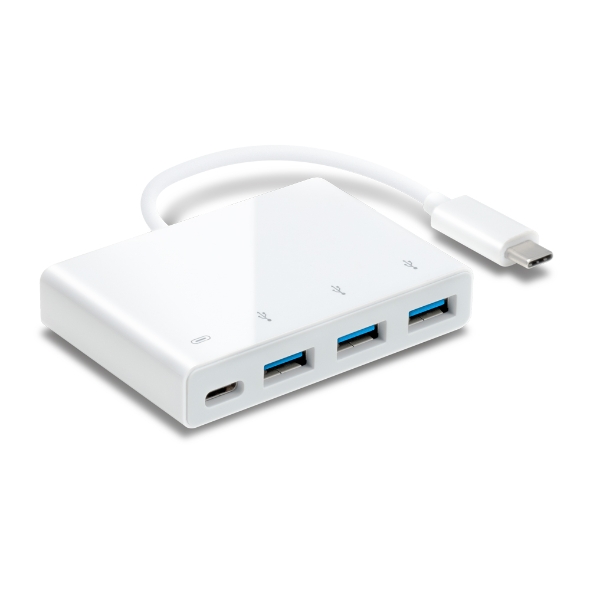 SuperSpeed & Ultra Compact 3.0 USB-C 4-Port Portable Hub