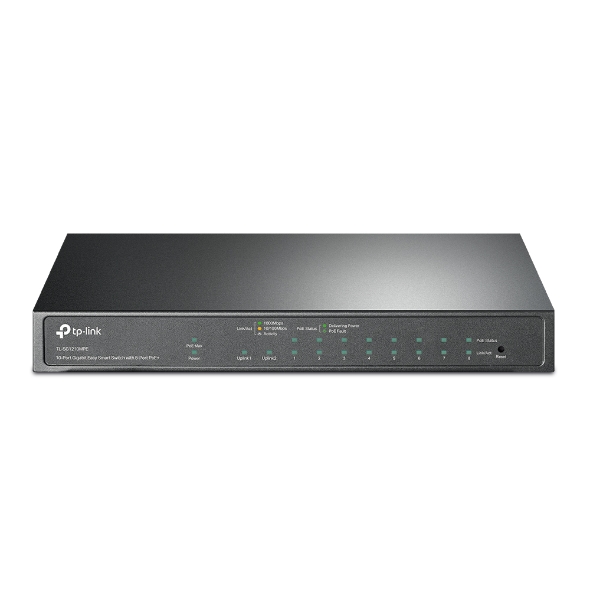 10-poorts Gigabit Easy Smart-switch  met 8-poorts PoE+ 1