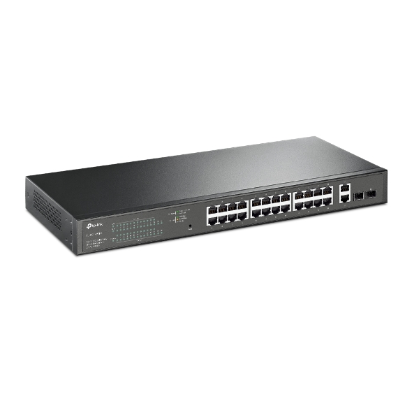 28-Port Gigabit Easy Smart Switch with 24-Port PoE+