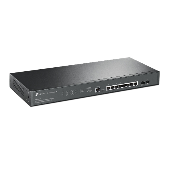 TL-SG3210XHP-M2 | 8ポート 2.5GBASE-T/2スロット 10GE SFP+JetStream