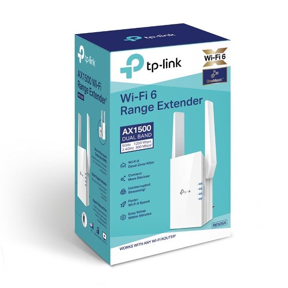 Усилитель сигнала Wi‑Fi AX1500 с поддержкой Mesh 4