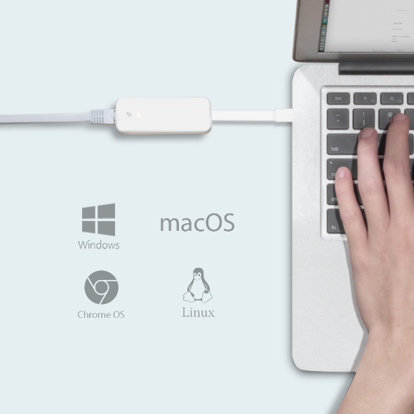 Сетевой адаптер USB Type C/Gigabit Ethernet 8