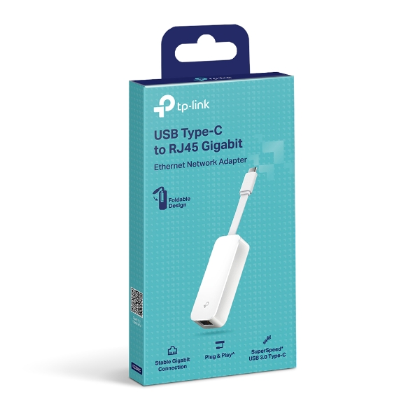 Adaptador Usb Tipo C 3.0 A Rj45 Tp-link Ue300c Gigabit White