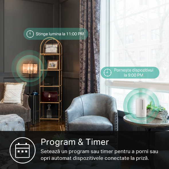 Kasa Mini Priză Wi-Fi Smart 6