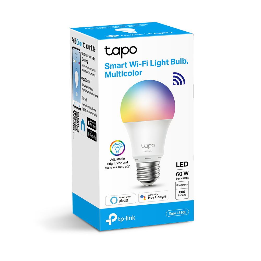 Tapo L530E, Ampoule Connectée WiFi Multicolore E27