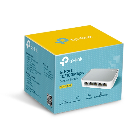 TP-Link 8 Port 10/100Mbps Fast Ethernet Network Switch Desktop Hub Adapter  RJ45