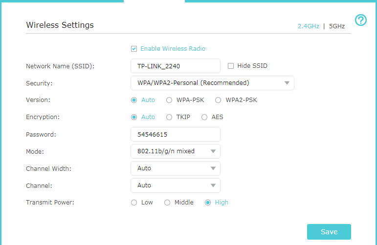 How to configure basic wireless settings of TP-Link 11AC router (new logo)