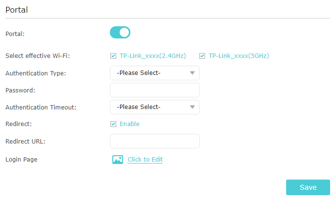 tp link travel router captive portal