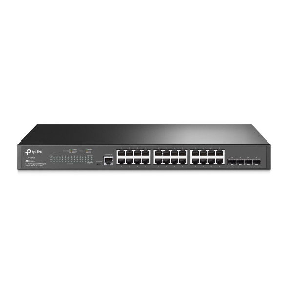 Switch Managed L2 con 24 Porte Gigabit e 4 Slot SFP | JetStream by Omada 1