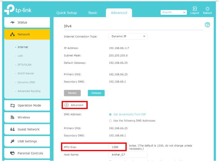 How To Change The Mtu Settings In Tp-Link Wi-Fi Routers