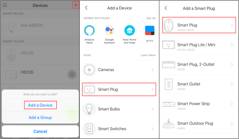 google home add smart plug