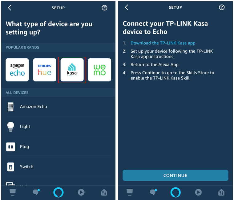 How to make my TP-Link Kasa Device work with  Alexa