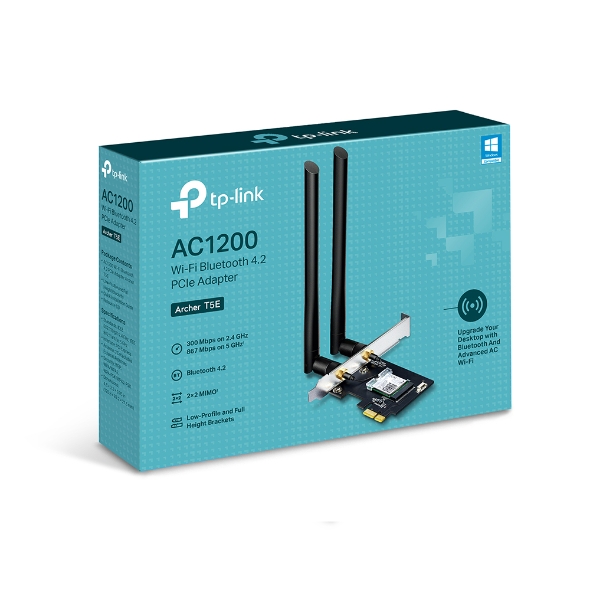 Archer T5E, AC1200 WiFi Bluetooth 4.2 PCIe Adapter