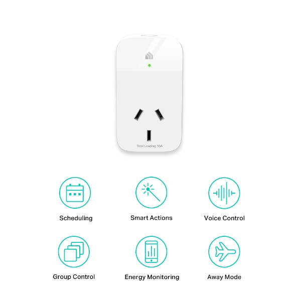 Kasa Smart Wi-Fi Plug Slim with Energy Monitoring