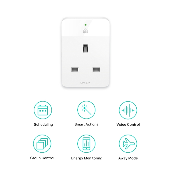 TP-Link Kasa Smart Wi-Fi Plug Slim With Energy Monitoring (KP125M