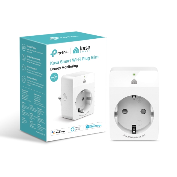 Kasa Smart Wi-Fi Plug Slim, Energy Monitoring