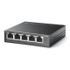 Stolní switch s 5 porty 10/100 Mb/s a 4 porty PoE+  2