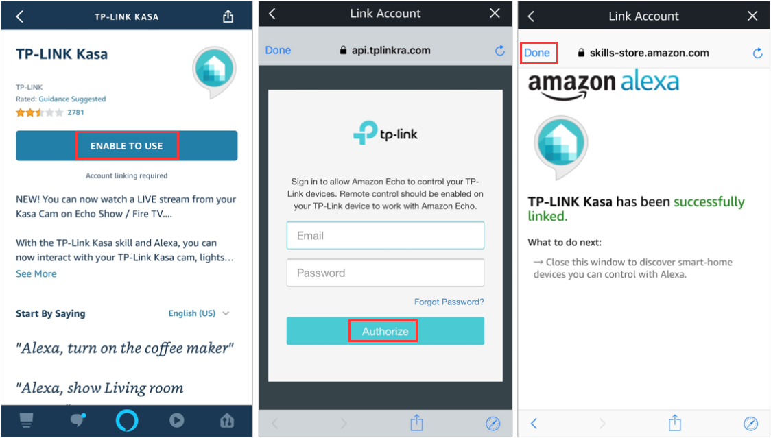 How to make my TP-Link Kasa Device work with Amazon Alexa