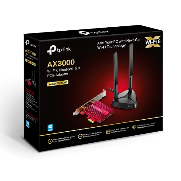 AX3000 Wi-Fi 6 Bluetooth 5.0 PCIe Adapter