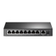 Switch Fast Ethernet de Mesa de 9 Portas com 8 Portas PoE+ 3