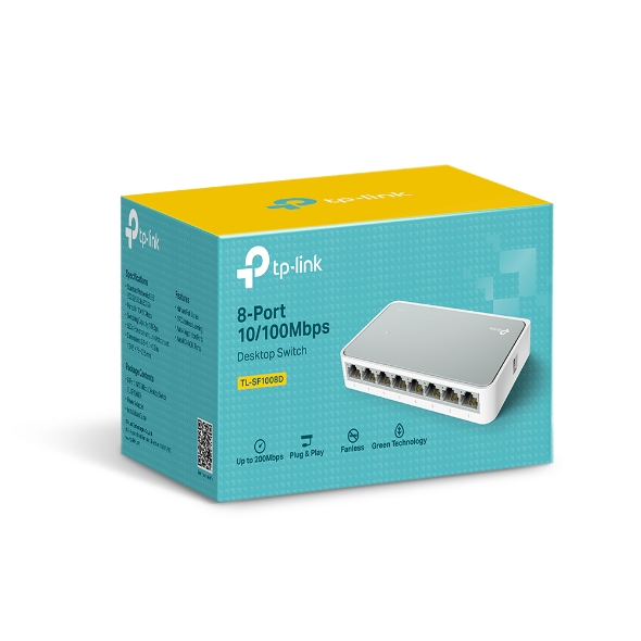 Switch TP-Link de 8 puertos 10/100M TL-SF1008D - Millenium Computer Systems