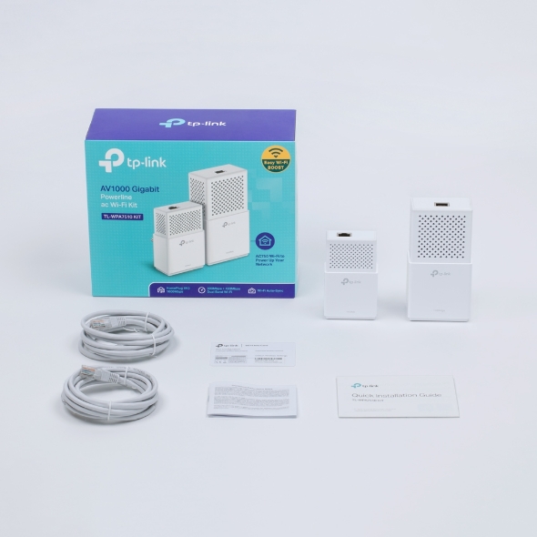 Kit Powerline Gigabit AV1000 cu Wi-Fi AC 4