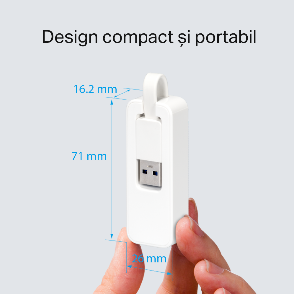 Adaptor USB 2.0 Ethernet 100Mbps 4