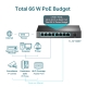 8-Port 10/100Mbps Desktop Switch mit 4-Port PoE+ 4