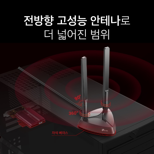 AX3000 Wi-Fi 6 블루투스 5.0 PCIe 무선 랜카드 5