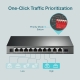 10-poorts Gigabit Desktopswitch met 8-poorts PoE+ 6