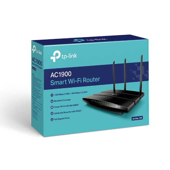 Archer A9 | AC1900 Wireless MU-MIMO Gigabit Router | TP-Link