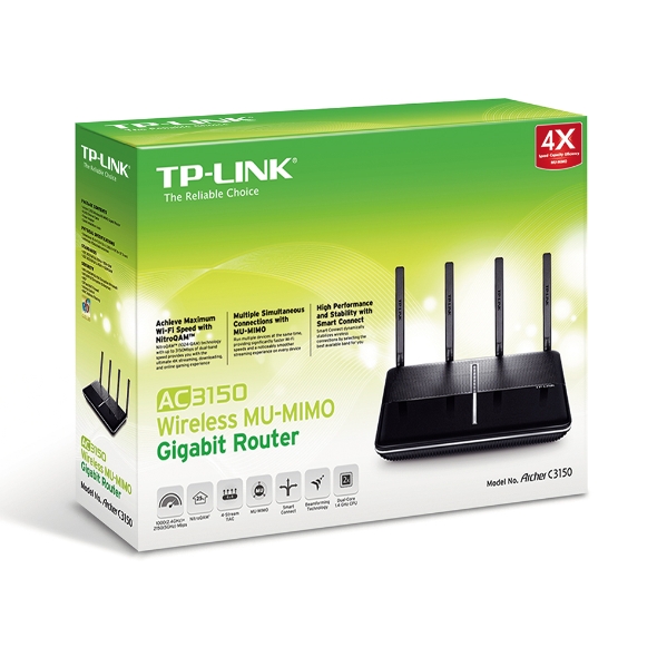 Archer C3150 Ac3150 Wireless Mu Mimo Gigabit Router Tp Link Portugal