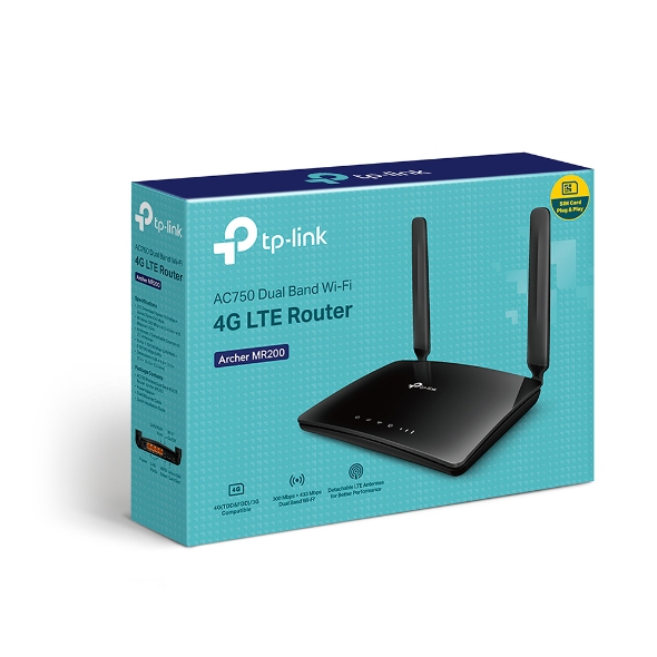 AC750 Двухдиапазонный 4G LTE Wi‑Fi роутер 9