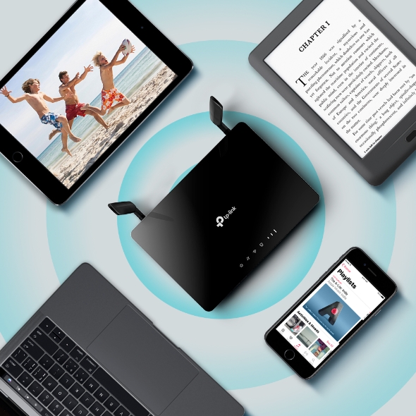 AC1200 Wireless Dual Band 4G LTE Router 4