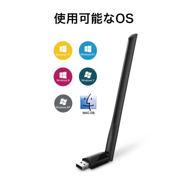 AC600 ハイパワー デュアルバンドWi-Fi子機 4