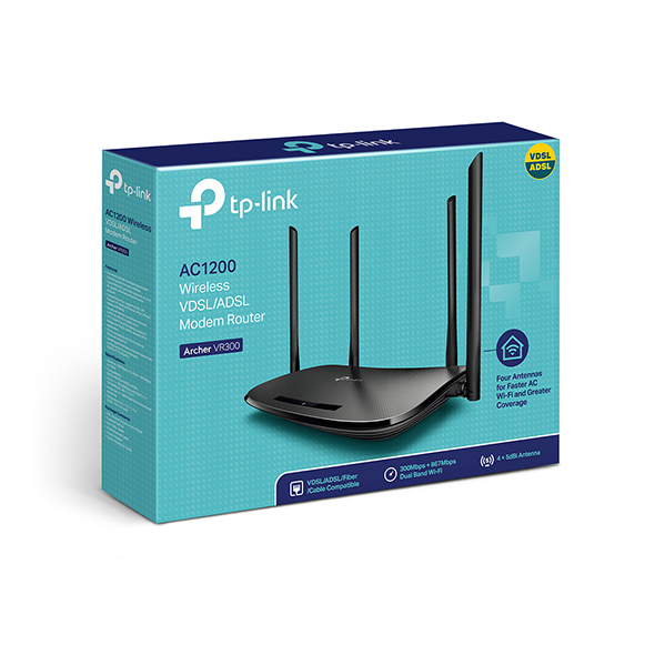 Archer VR300 Modem Routeur sans Fil AC1200 Fibre/VDSL/ADSL – Votre