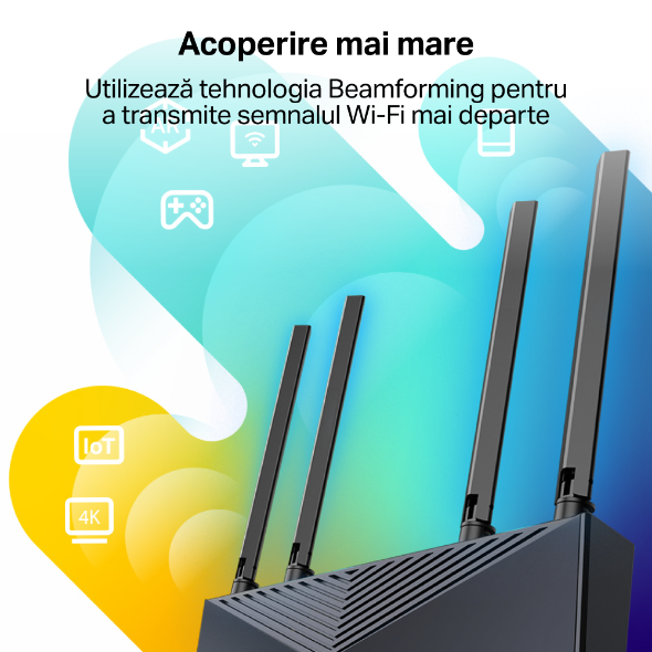 Router Wi-Fi 6 Dual-Band AX1500 5