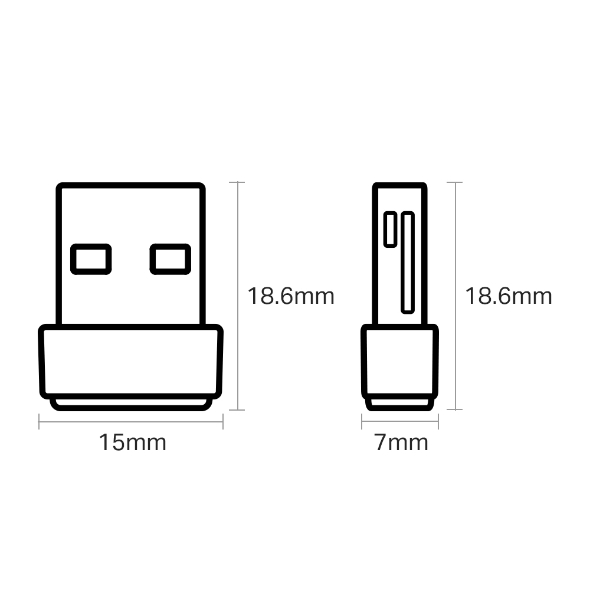 AC600 Nano USB Wi-Fi子機 4