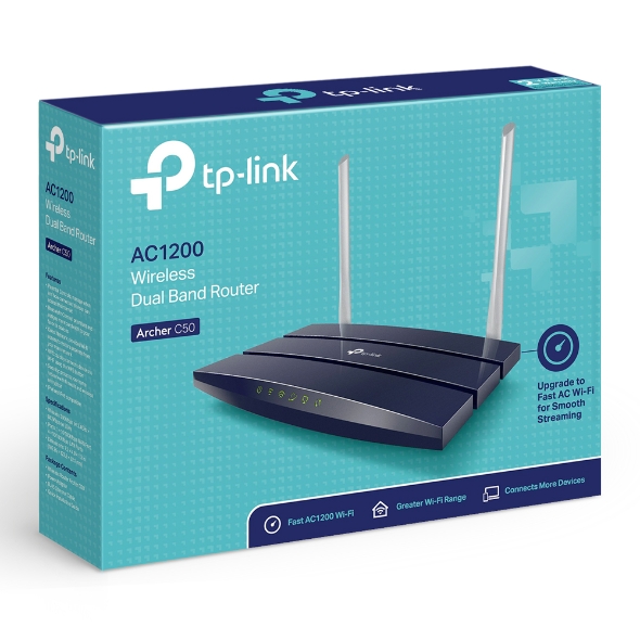 Archer C50 | AC1200 Wireless Dual Band Router | TP-Link