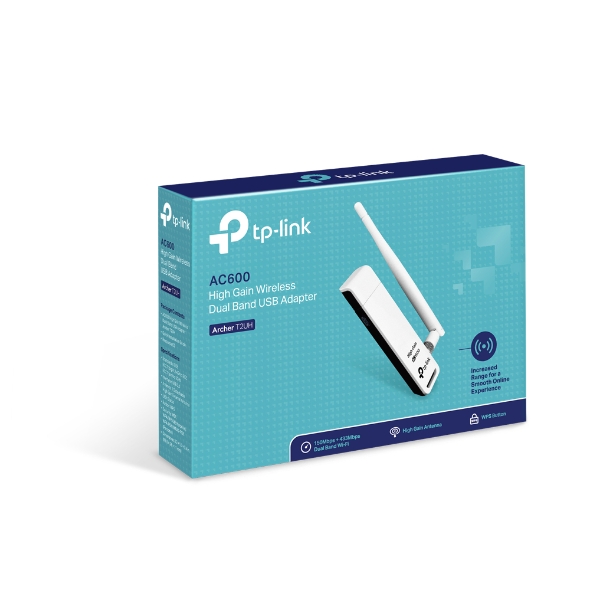 Archer T2u Plus Ac600 High Gain Wireless Dual Band Usb Adapter Tp Link