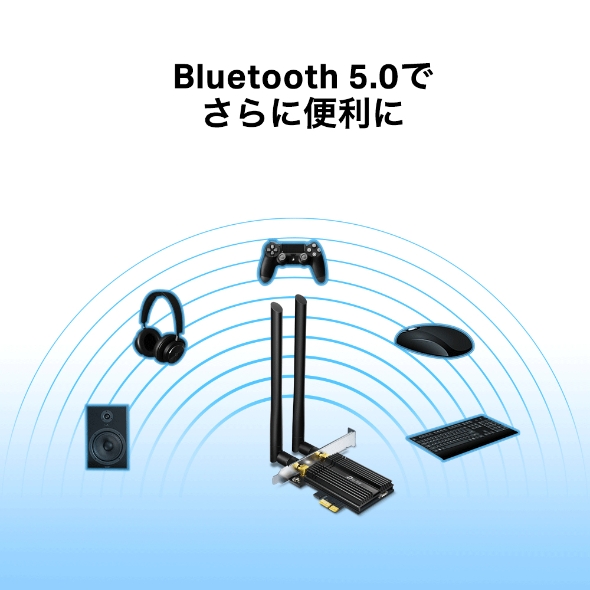 AX3000 Wi-Fi 6 Bluetooth 5.2 PCIe アダプター 5