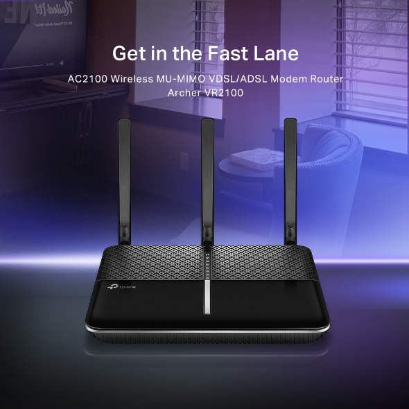 AC2100 Wireless MU-MIMO VDSL/ADSL Modem Router