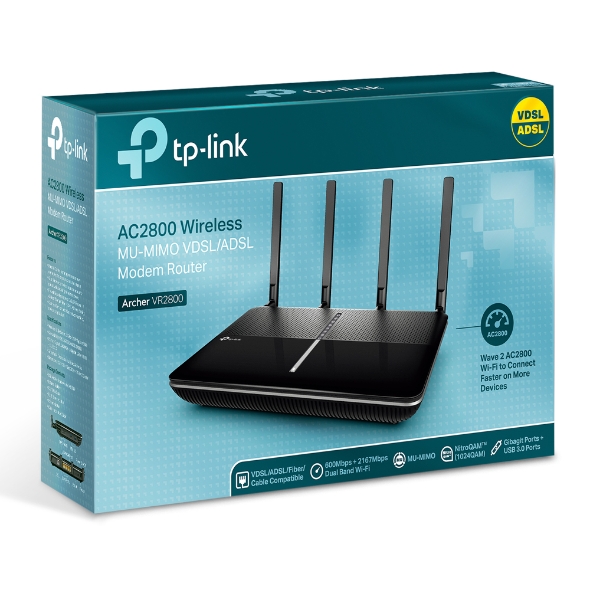 Archer Vr2800 Modem Routeur Wifi Ac2800 Mu Mimo Vdsl Adsl Tp Link France