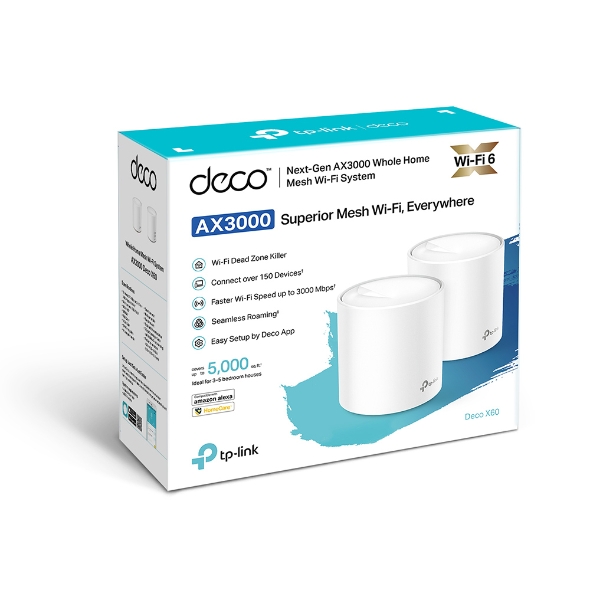 通販日本製TP-Link Deco X60 AX3000 Wi-Fi6 2ユニット ルーター・ネットワーク機器