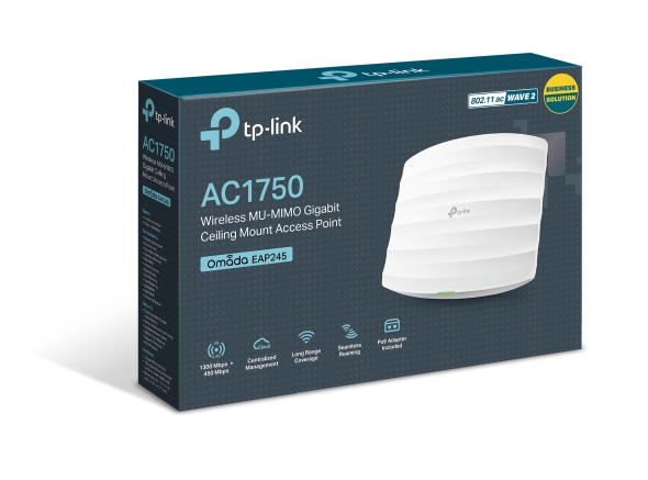 Eap245 Ac1750 Wireless Dual Band Gigabit Ceiling Mount Access Point Tp Link