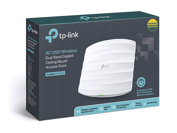 EAP320, AC1200 Wireless Dual Band Gigabit Ceiling Mount Access Point