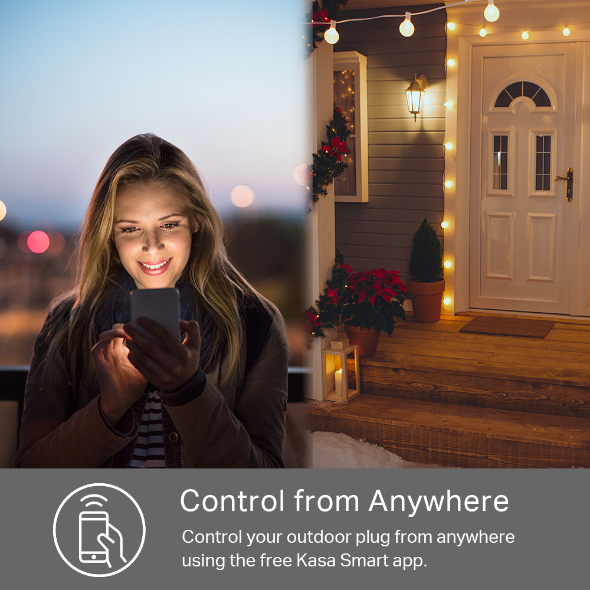 Kasa Smart Wi-Fi Outdoor Plug 4