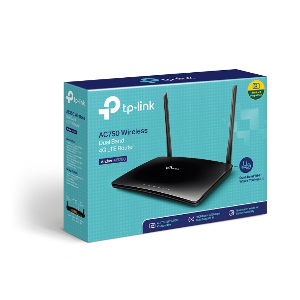 AC750 Двухдиапазонный 4G LTE Wi-Fi роутер 7
