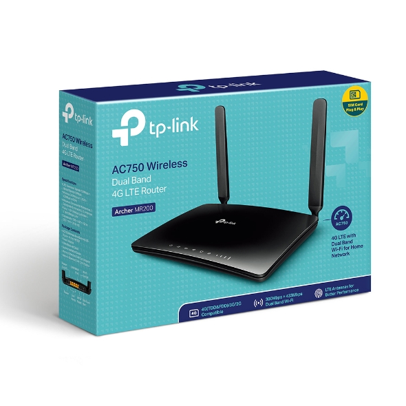 Archer MR200 | Router 4G LTE wireless dual band AC750 | TP ...